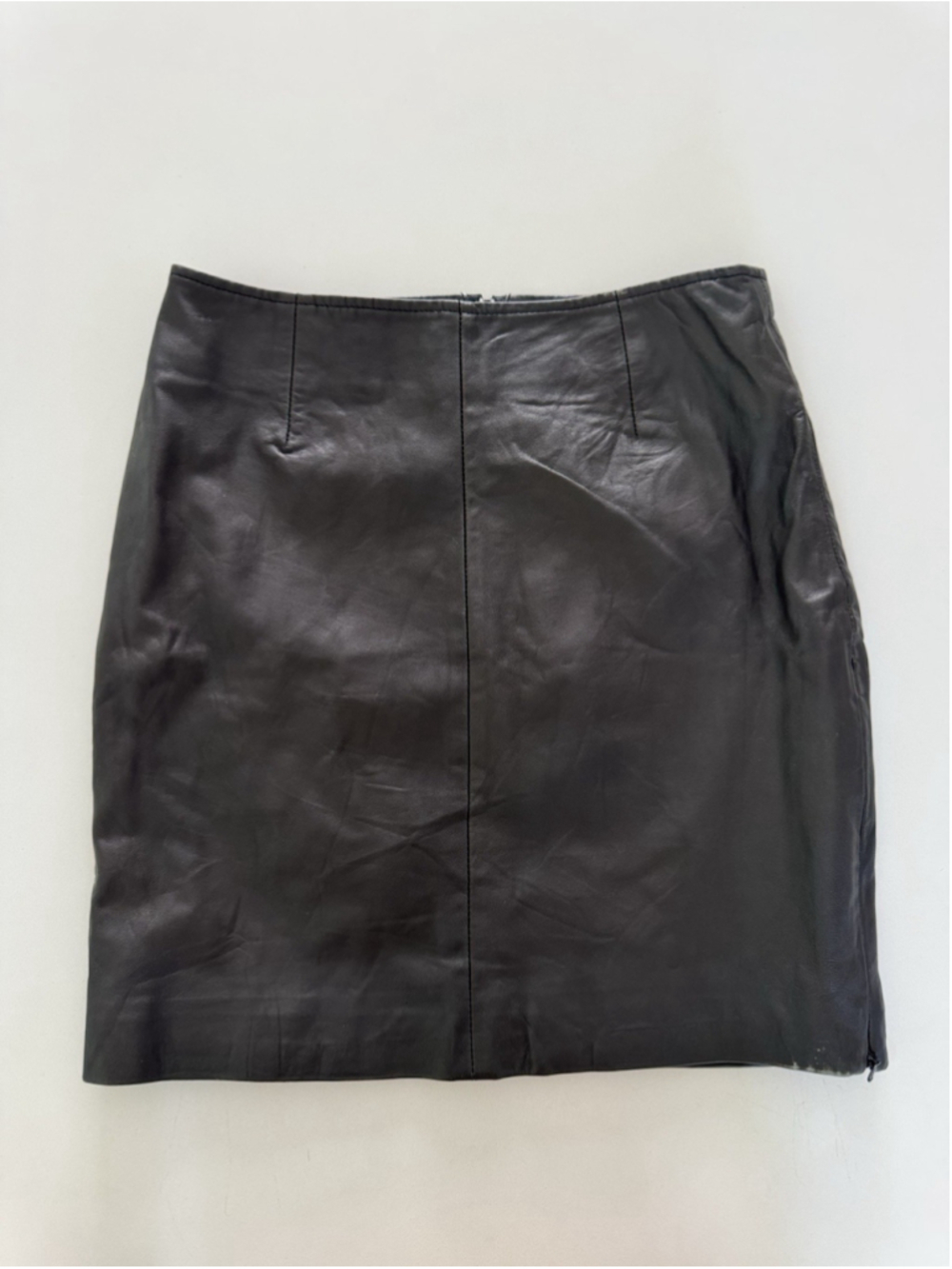 Vintage Bloomingdale’s Petite Concepts By Margaret Godfrey Leather Skirt